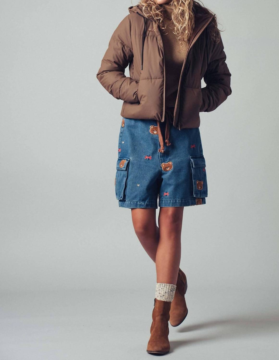 Urban Daizy - Women's Cozy Hooded Puffer Jacket
