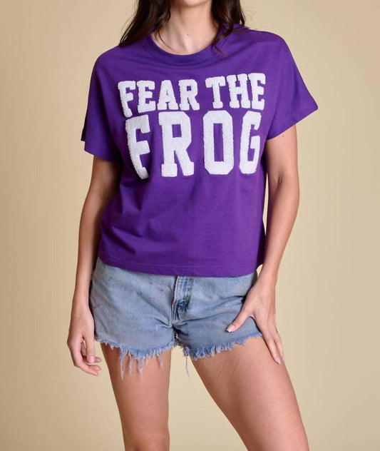 Stewart Simmons - Fear The Frog Chenille Team Top