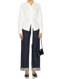 FRAME Trapunto Trouser Jeans in rinse - women's jeans - view 5