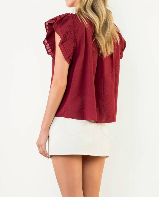 Thml - Flutter Sleeve Blouse