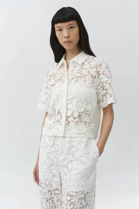 Simkhai - Annaelle Cotton Lace Top