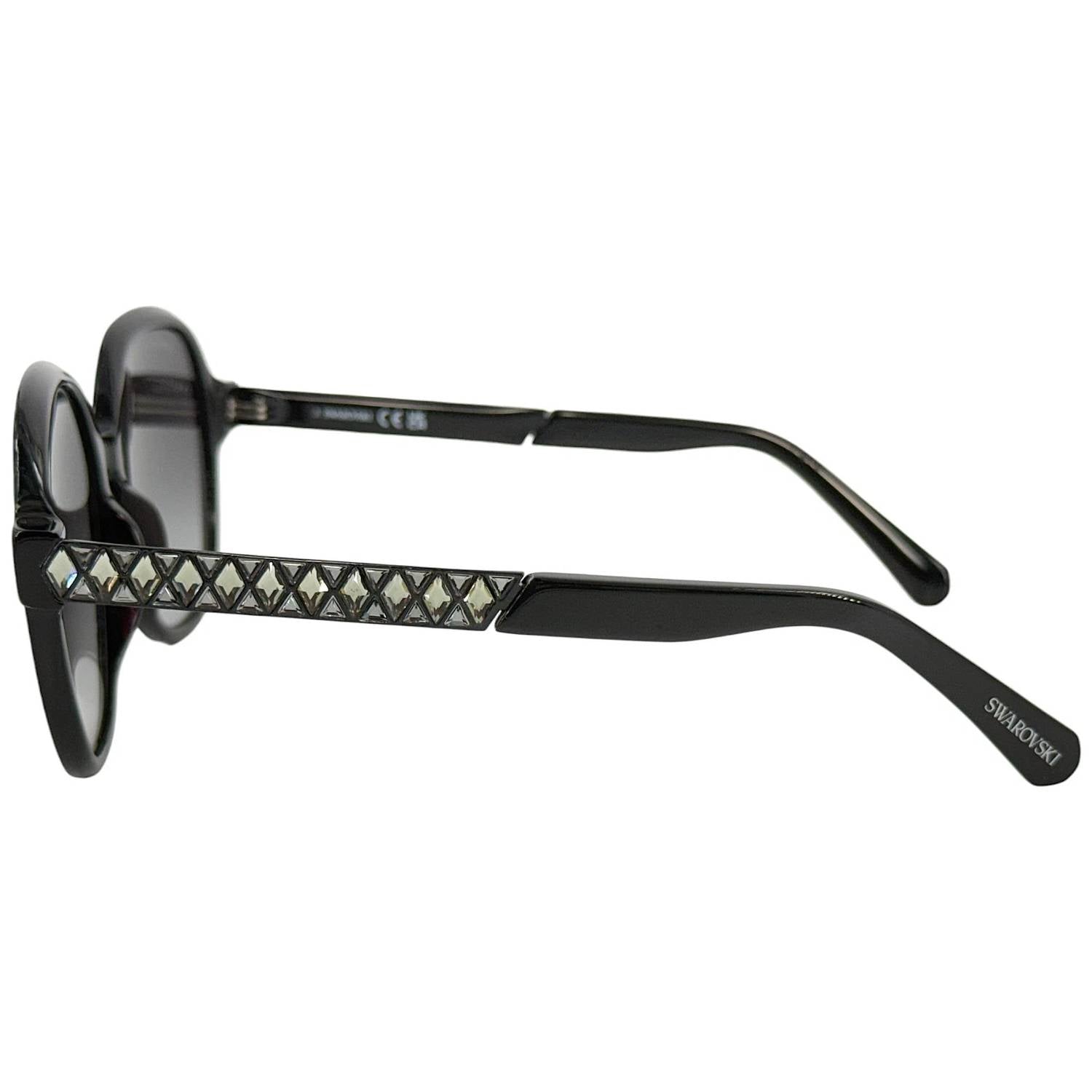 Swarovski - Women's Plastic With Crystal Sunglasses