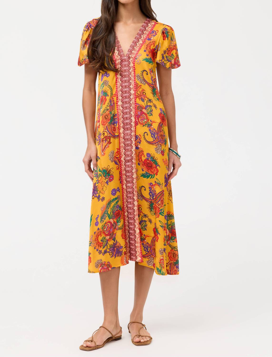 Johnny Was MIDI EVA DRESS in linnea 1 - women's dress