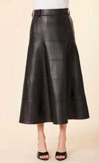DOLCE CABO Full Long Skirt in black - women's skirt
