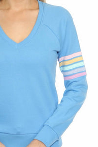 Pj Salvage - Rainbow Room Long Sleeve Lounge Top