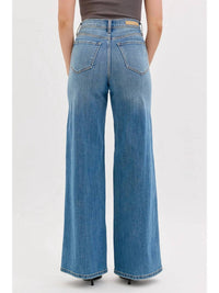 CELLO Sarah High-rise Wide Leg Jeans in medium wash - women's jeans - alternate view