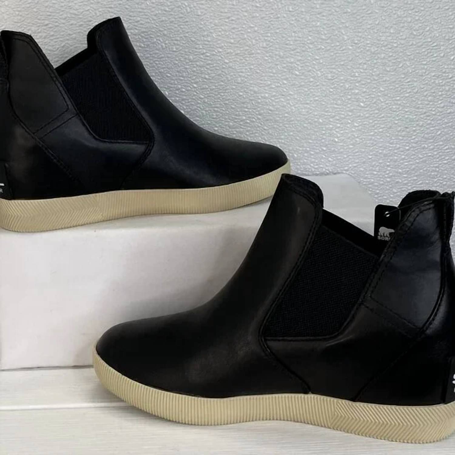 Sorel - Women's Out N About Waterproof Slip-on Wedge Booties