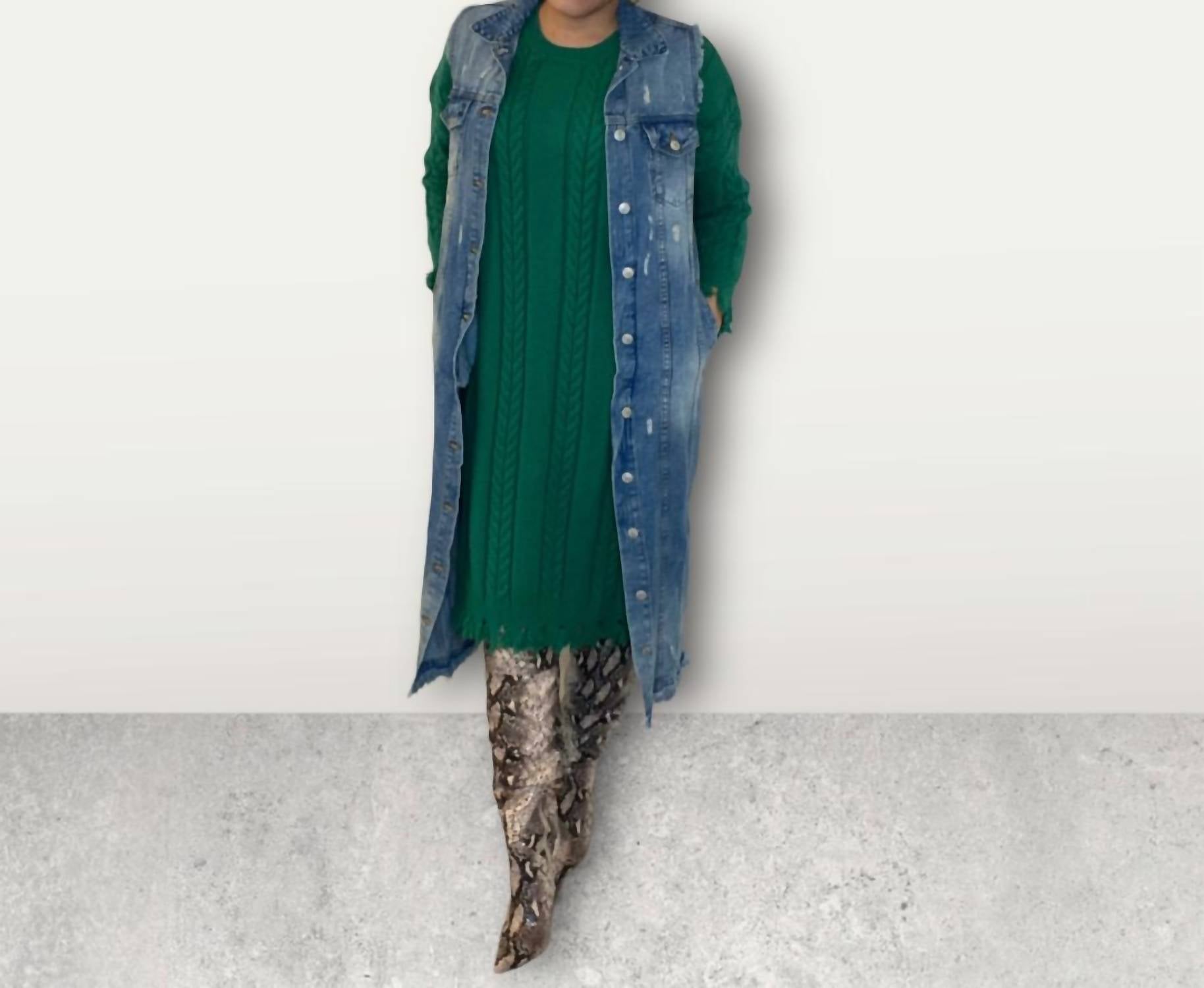 Twotwinstyle - Lounge Knit Dress
