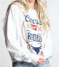 Recycled Karma - Graphic Casual Oversized Sweatshirt
