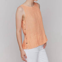 Charlie B - Sleeveless Linen Top
