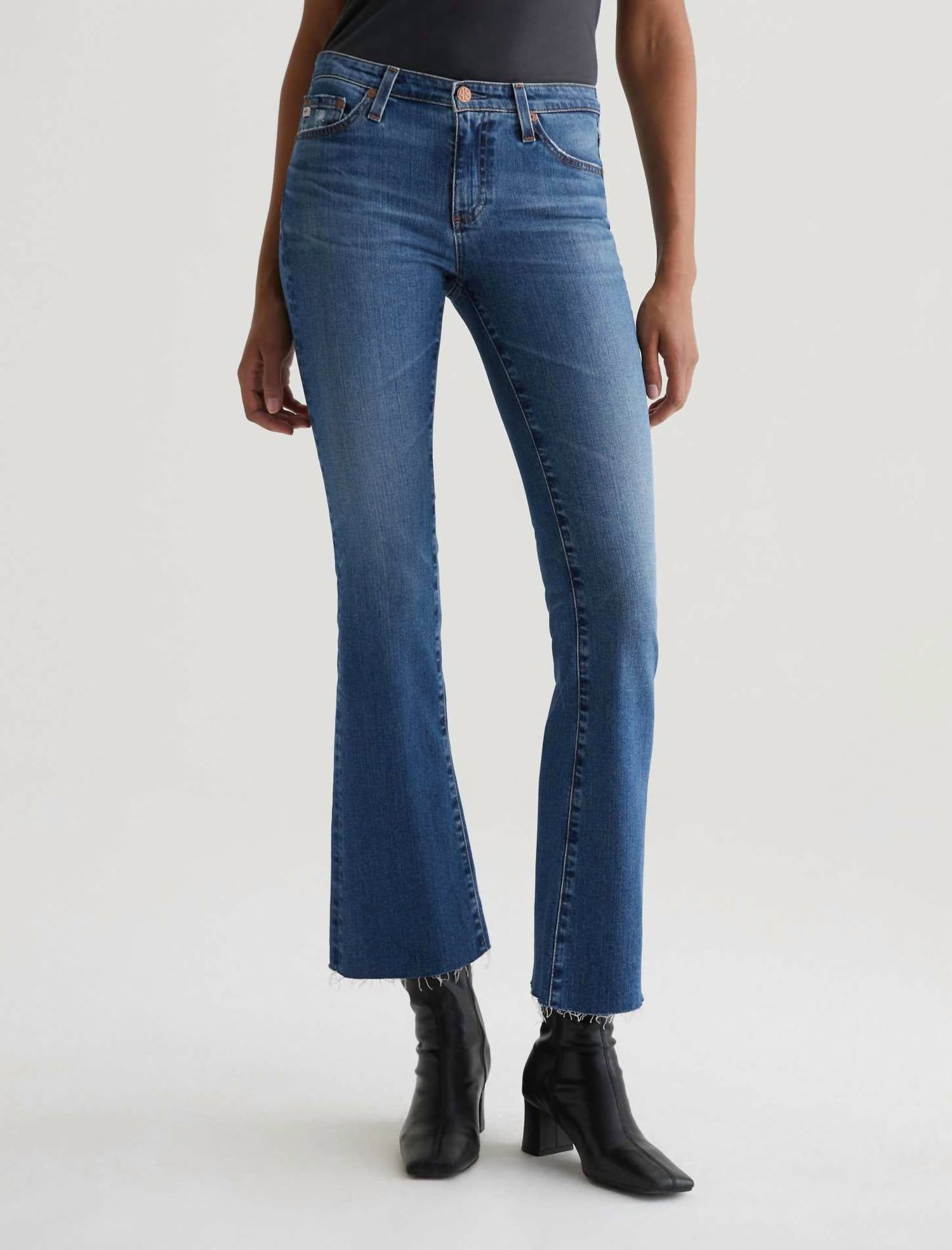 Ag Jeans - Angel Low-rise Boot Denim Jeans