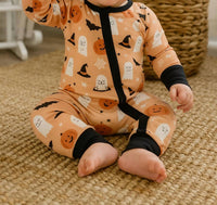 Emerson And Friends - Boo-tastic Glow-in-the-dark Halloween Bamboo Convertible Sleeper