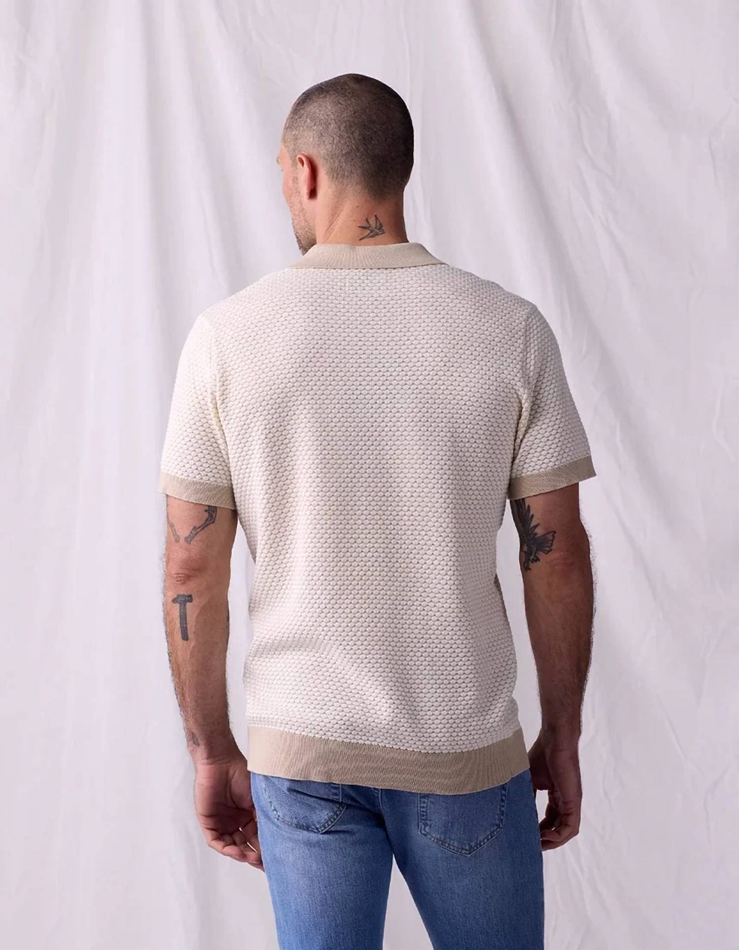 The Normal Brand - Men's Robles Knit Jacquard Polo Shirt