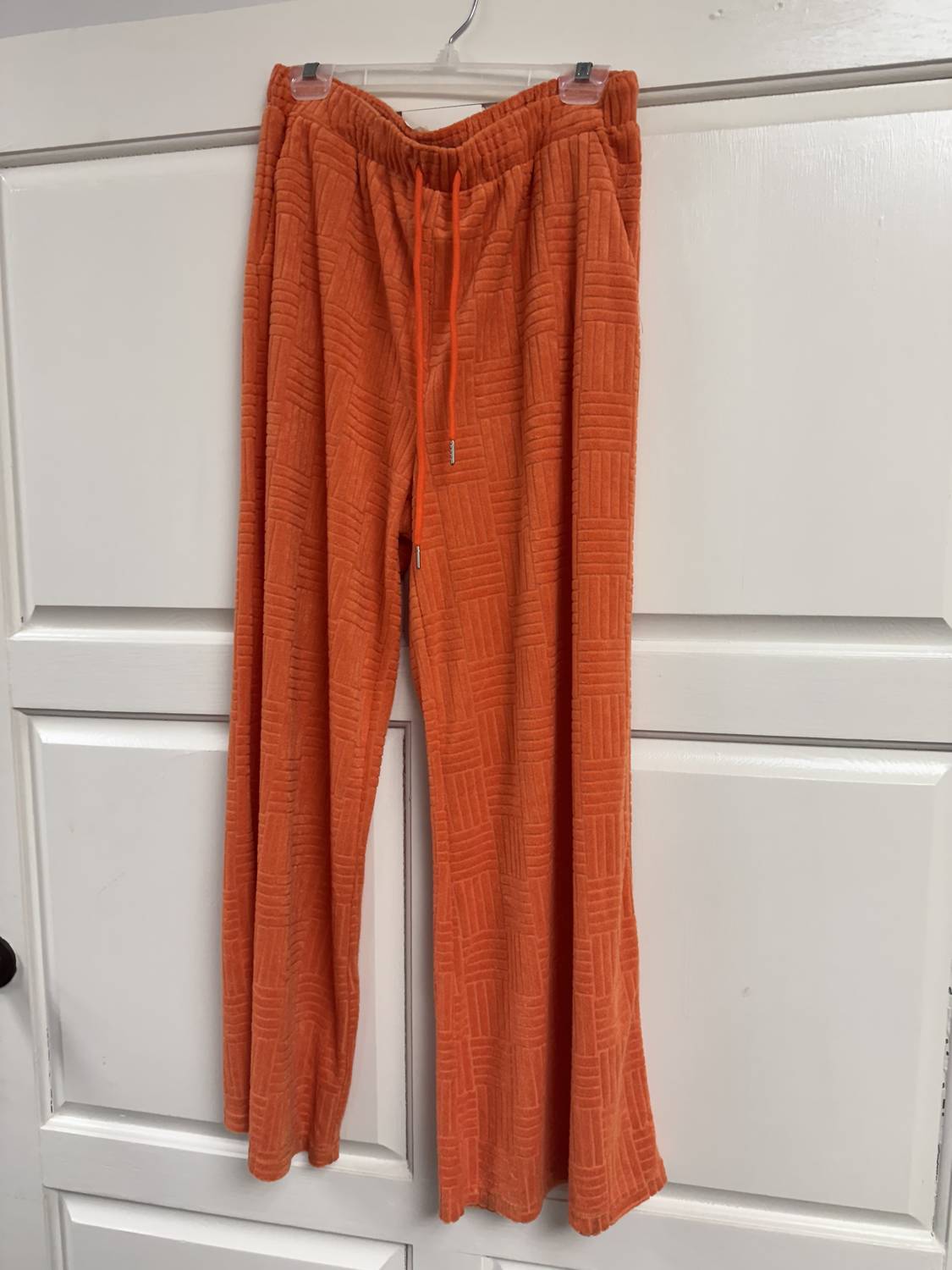 Davi & Dani - Women's Textured Wide Leg Pants