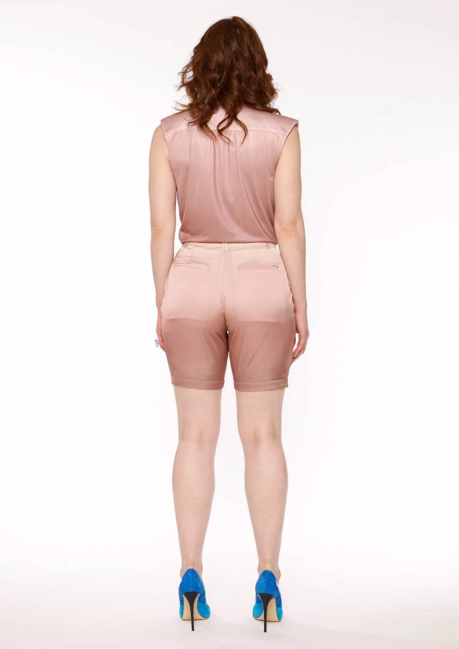Circular Path - Sleeveless Wrap Bodysuit