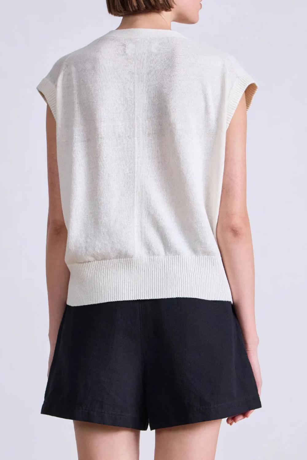 Apiece Apart - Fine Weight Cropped Vest