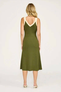 Lucy Paris - ANALISE COLOR BLOCK MIDI DRESS