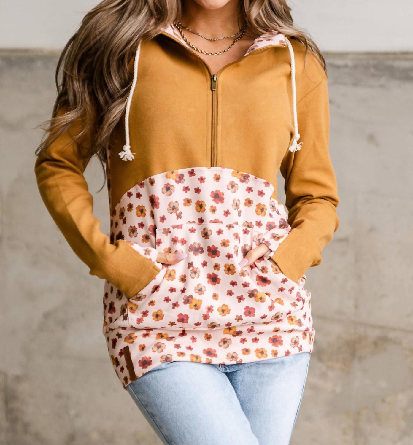 Ampersand Ave - Halfzip Hoodie