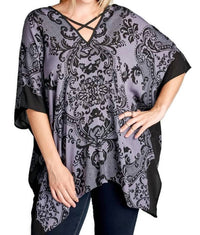 Oddi - Damask Bohemian Tunic Top
