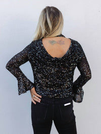 Promesa - Vip List Sequin Knit Top
