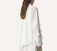 Forte Forte - "en Fleur" Embroidery Cotton Popline Shirt