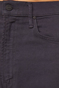 Mother Smooth Half Pipe Flood Jeans in faded black - women's pants - view 6