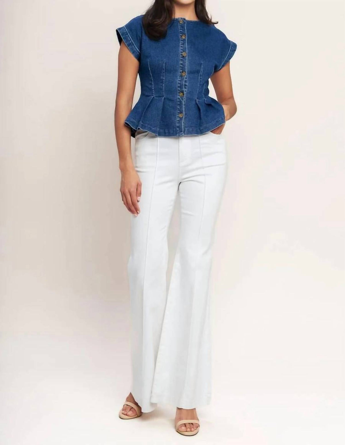 Flying Tomato - Washed Denim Top