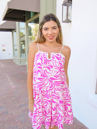 Tcec - Abstract Swirl Mini Dress