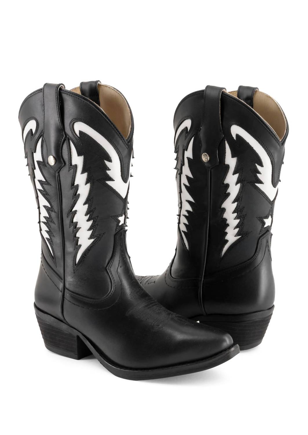 Forastero Women's Leather Western Boots in black - women's shoe - alternate view