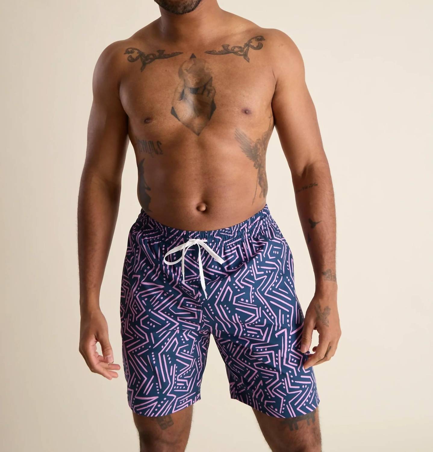 Chubbies - Dark Marzipans 5.5" Classic Swim Trunks