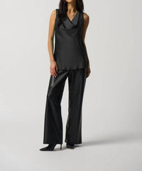 Joseph Ribkoff - Cowl Neck Satin Top