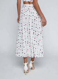 L'Agence - Seina Poplin Midi Skirt