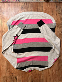ZAKET & PLOVER Women's Stars Stripes Sweater in marl - women's sweater