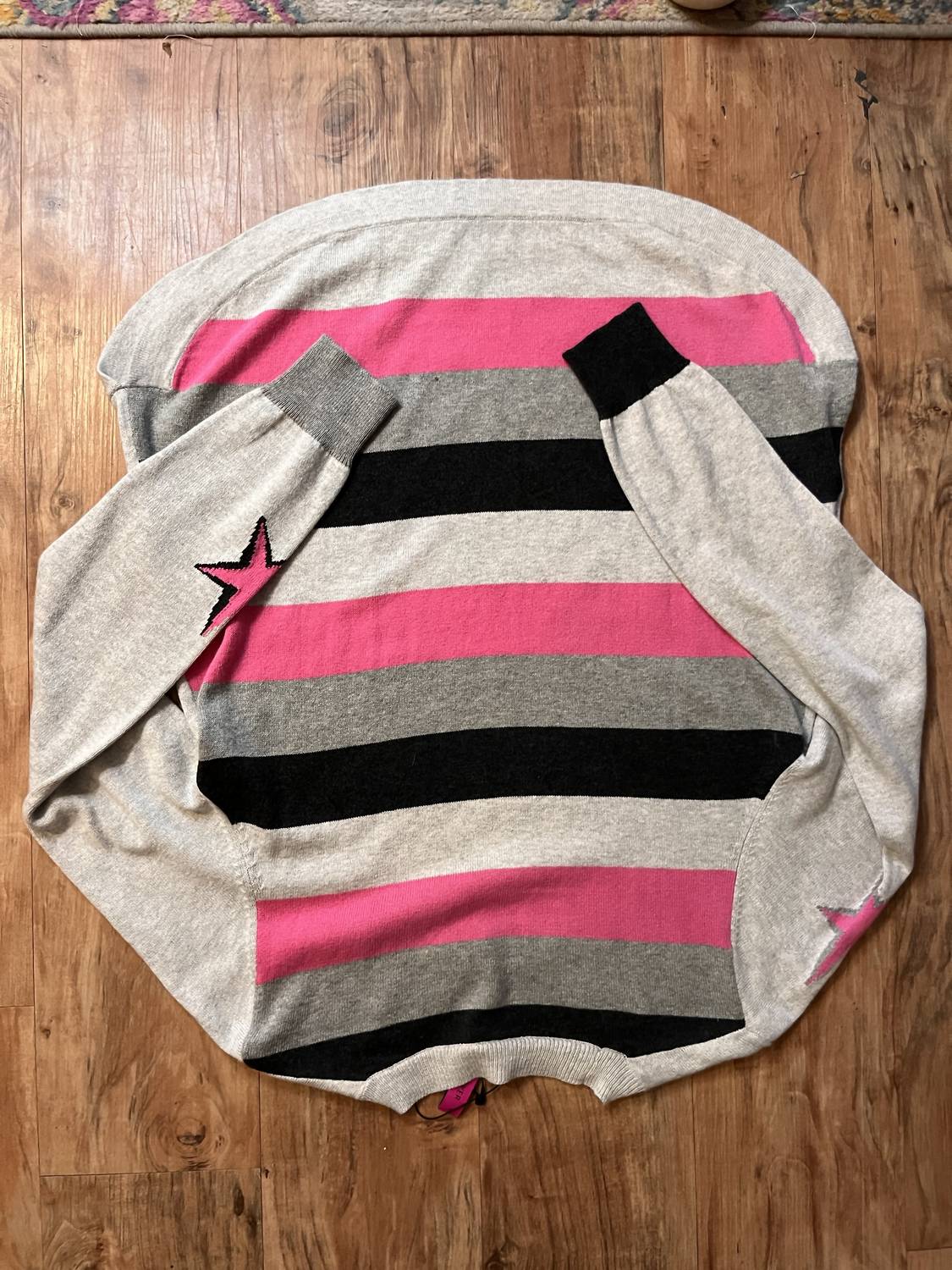 ZAKET & PLOVER Women's Stars Stripes Sweater in marl - women's sweater