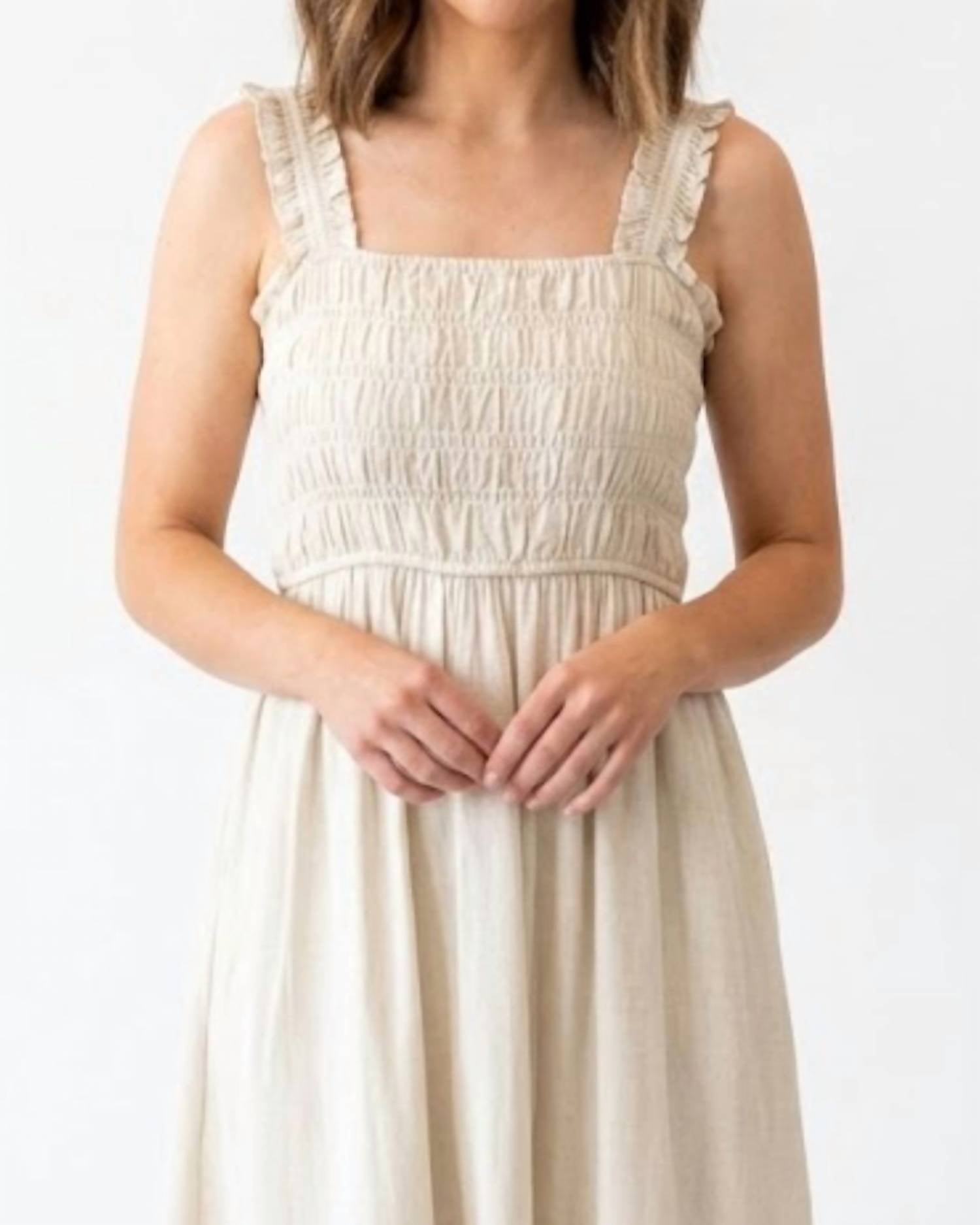 Hem & Thread - Smocked Midi Dress