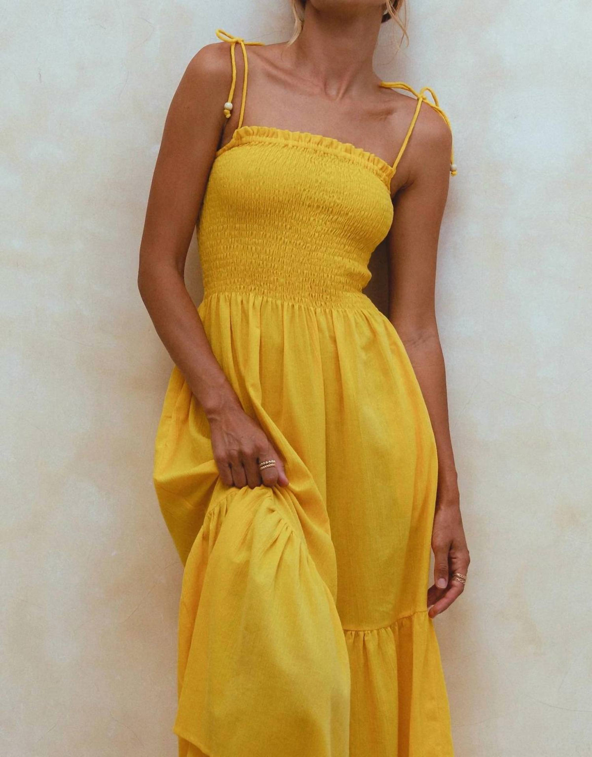 Bali Elf - Paradiso Strappy Linen Midi Dress