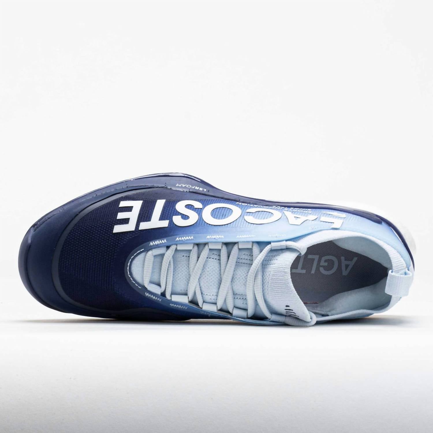 LACOSTE Men's Ag-lt25 Lite Shoe in light blue dark blue - men's sneaker - detail view