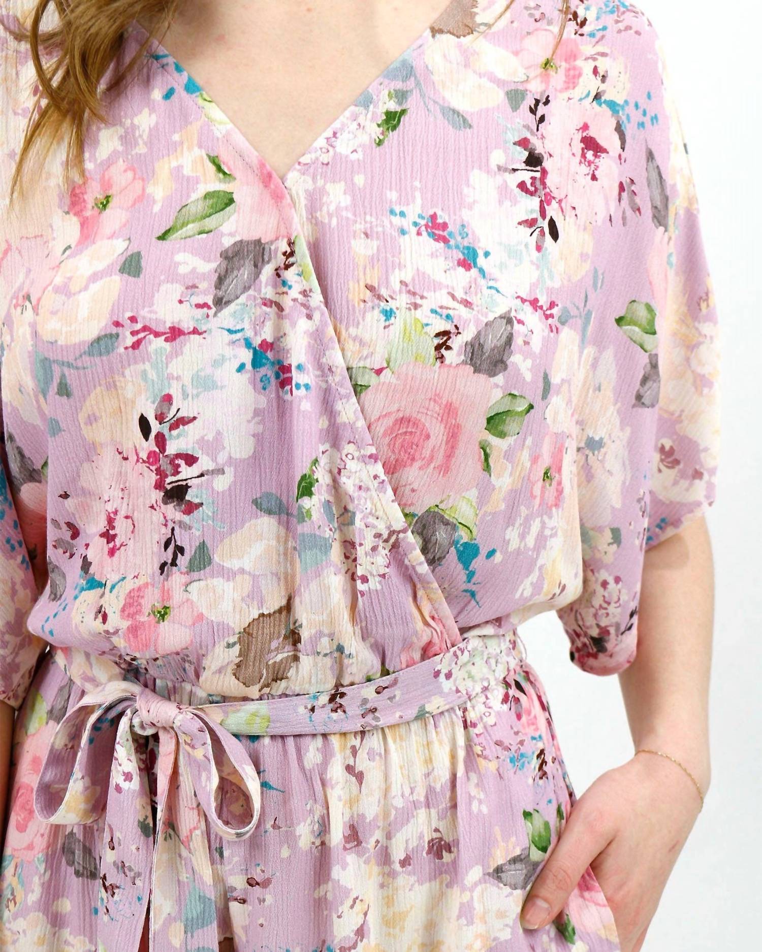 Grace And Lace - Sweetest Flowy Sleeves Romper
