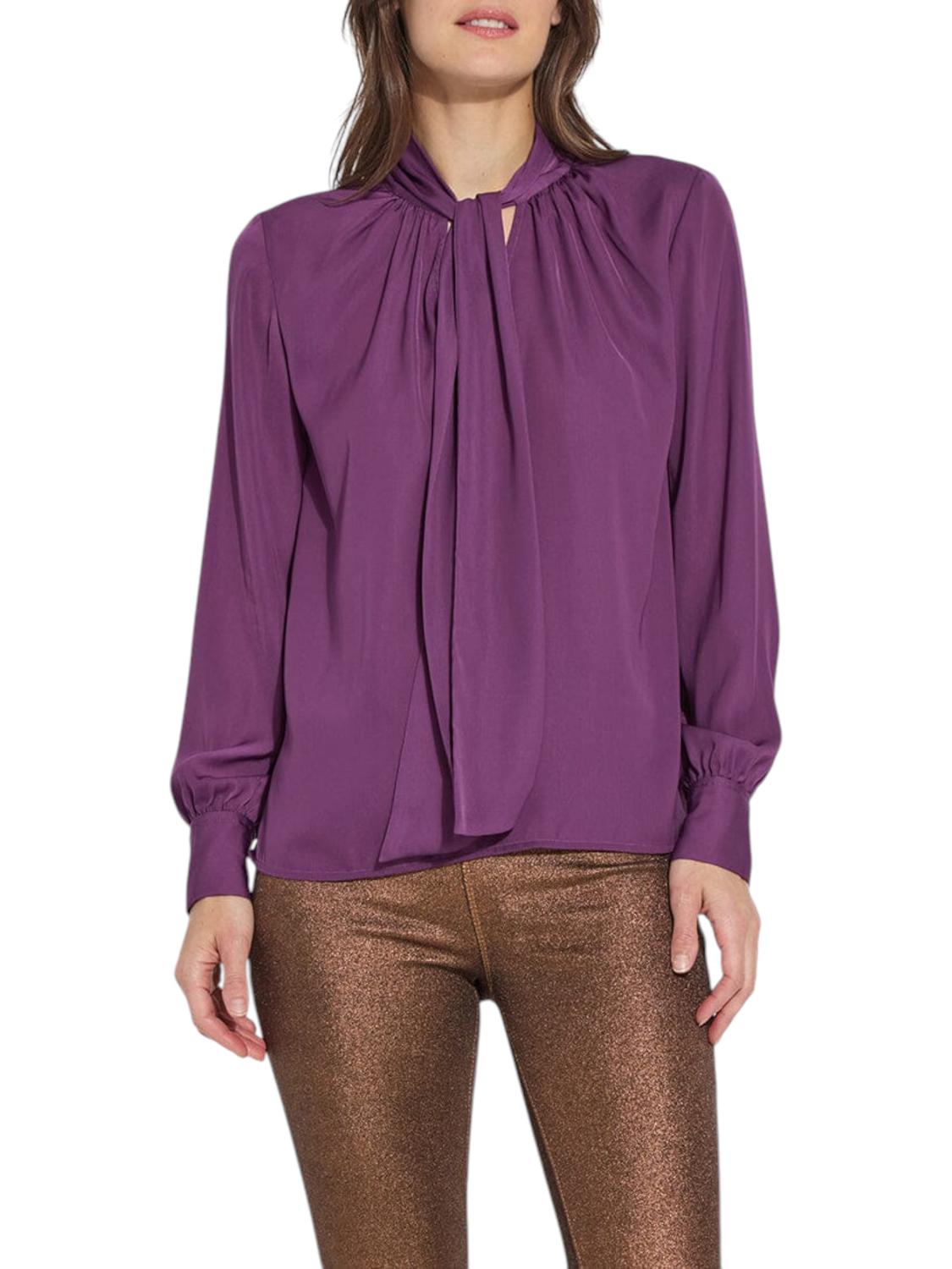 Lysse - Janis Scarf Neck Pull On Blouse