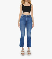 Mother - The Hustler High-rise Ankle Fray Jeans