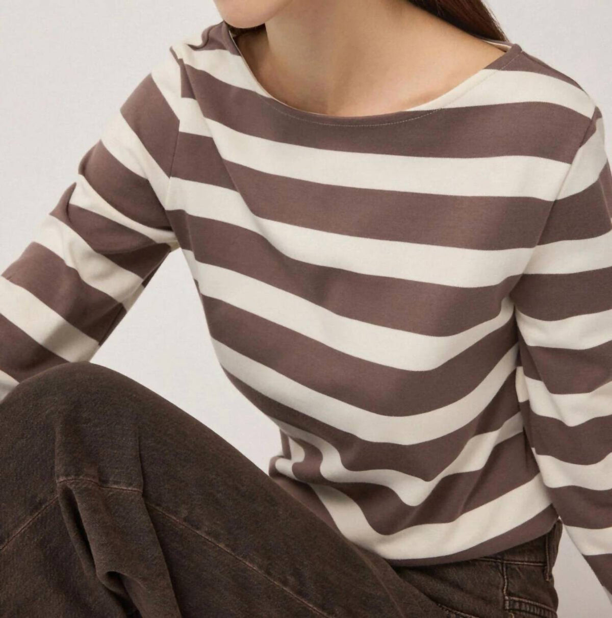 Ottod'Ame - Striped Long Sleeve T-shirt