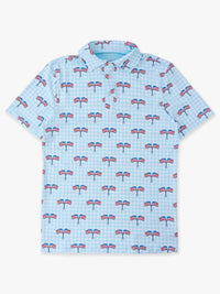 Rufflebutts - Boys Patriotic Performance Polo
