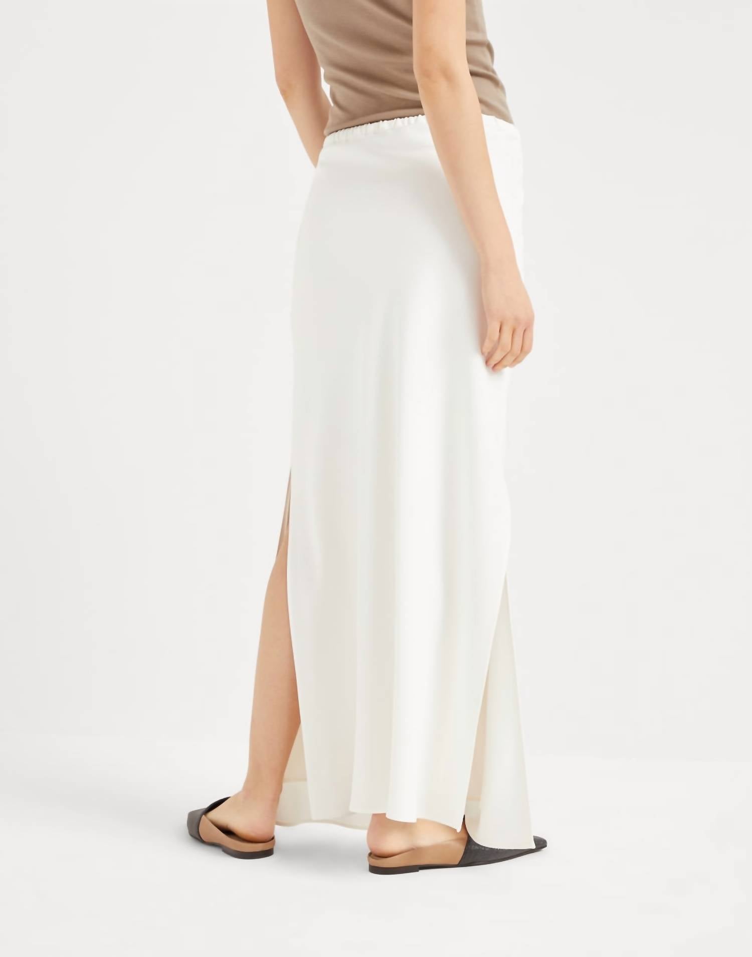 Brunello Cucinelli - Crepe Maxi Skirt