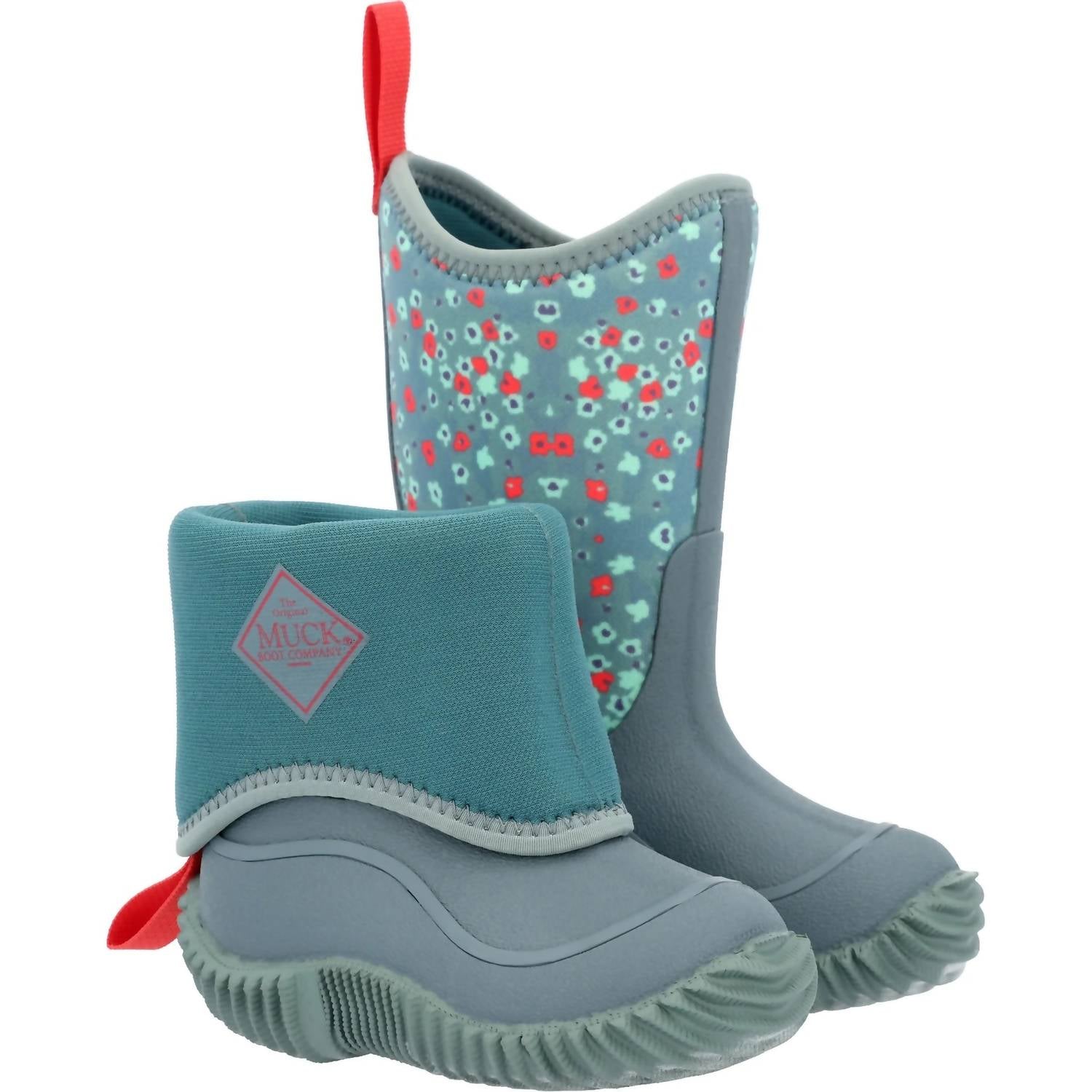 MUCK Girls Rugged Ii Boot in trooper flower - kids' shoe