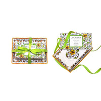 Le Cadeuax - Zest Of Lime Soap & Dish Gift Set