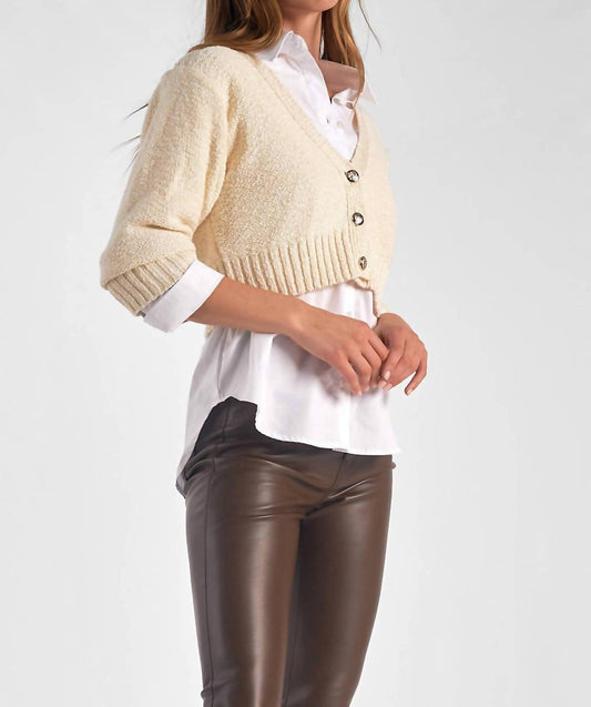 Elan - Cropped Sweater Combo