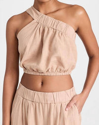 Stateside - Linen One Shoulder Top