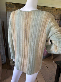 Charlie B - Women's Hairy Space Dye Yarn Crop Sweater