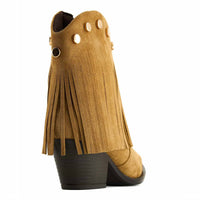 Andrea - Women's Fringe Detail Low Boots