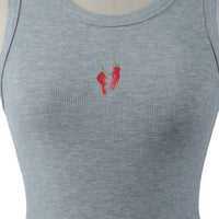 Bailey Rose - Ribbed Hot Pepper Tank